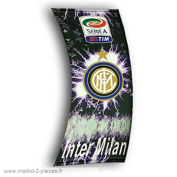 Boutique De Foot Football Drapeau de Inter Milán Noir