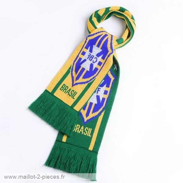 Boutique De Foot Écharpe Futbol Brésil Tejidas Vert
