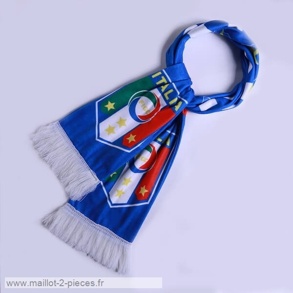 Boutique De Foot Écharpe Futbol Italie Tejidas Bleu Blanc