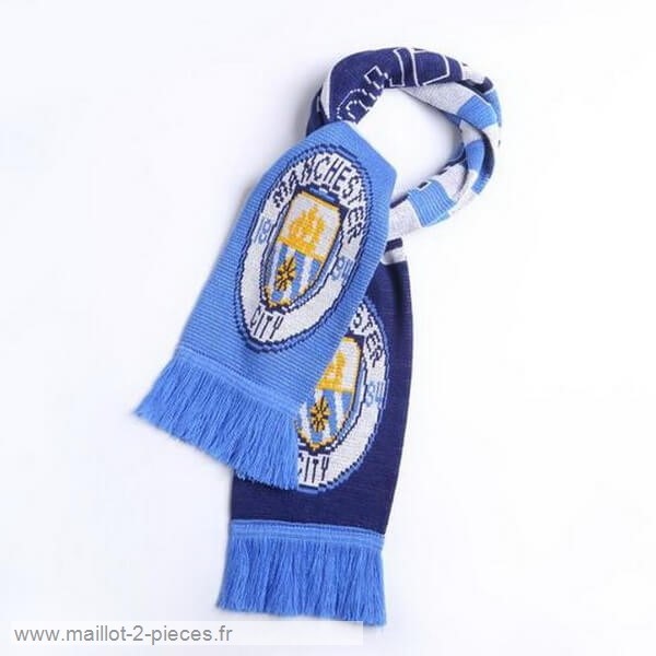 Boutique De Foot Écharpe Futbol Manchester City Tejidas Bleu