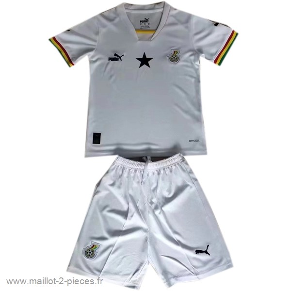Boutique De Foot Domicile Conjunto De Enfant Ghana 2022 Blanc