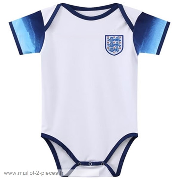 Boutique De Foot Domicile Onesies Enfant Angleterre 2022 Blanc Bleu