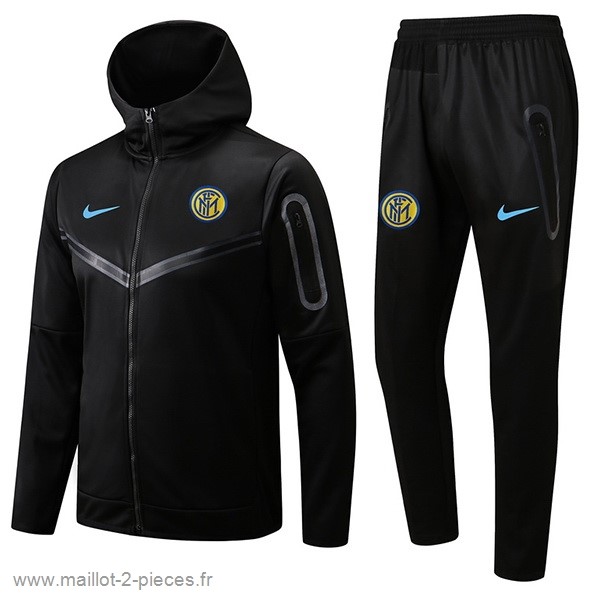 Boutique De Foot Sweat Shirt Capuche Inter Milán 2022 2023 Noir