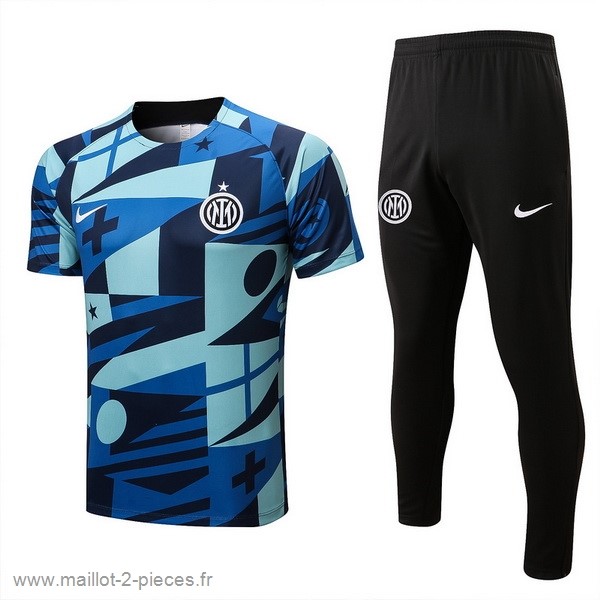 Boutique De Foot Entrainement Ensemble Complet Inter Milán 2022 2023 Bleu Noir