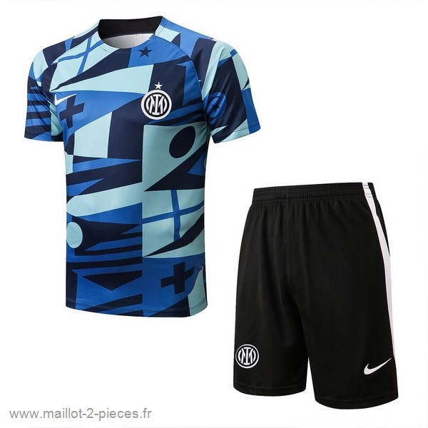 Boutique De Foot Entrainement Ensemble Complet Inter Milán 2022 2023 Bleu Vert Noir