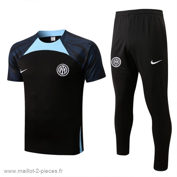 Boutique De Foot Entrainement Ensemble Complet Inter Milán 2022 2023 Noir Bleu