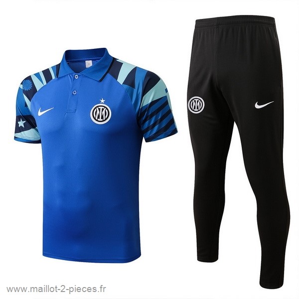 Boutique De Foot Ensemble Complet Polo Inter Milán 2022 2023 Bleu Noir