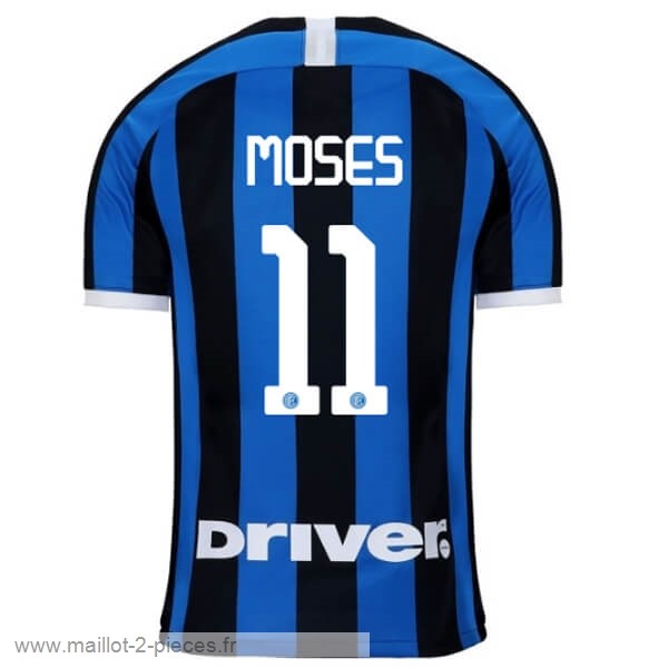 Boutique De Foot NO.11 Moses Domicile Maillot Inter Milán 2019 2020 Bleu