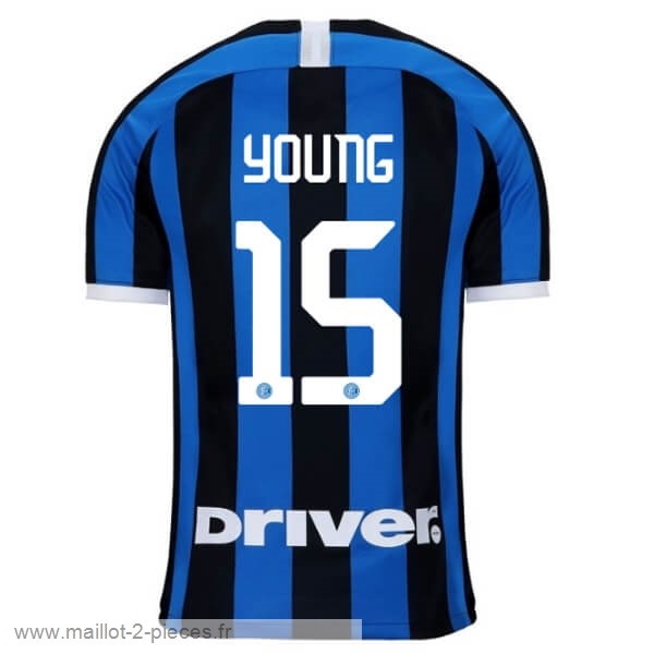 Boutique De Foot NO.15 Young Domicile Maillot Inter Milán 2019 2020 Bleu
