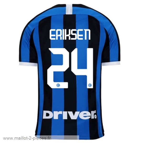 Boutique De Foot NO.24 Eriksen Domicile Maillot Inter Milán 2019 2020 Bleu