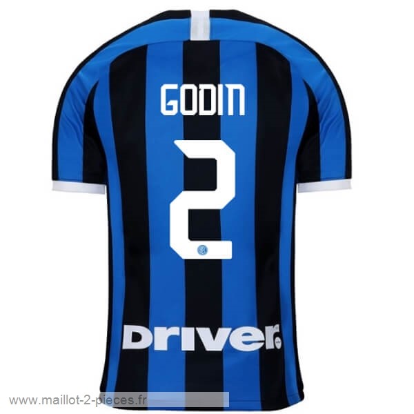 Boutique De Foot NO.2 Godin Domicile Maillot Inter Milán 2019 2020 Bleu