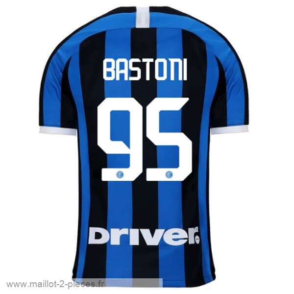Boutique De Foot NO.95 Bastoni Domicile Maillot Inter Milán 2019 2020 Bleu
