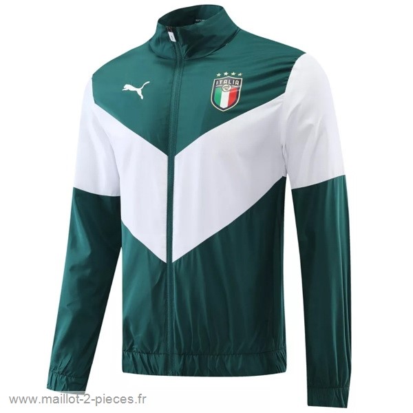 Boutique De Foot Coupe Vent Italie 2022 Vert Blanc