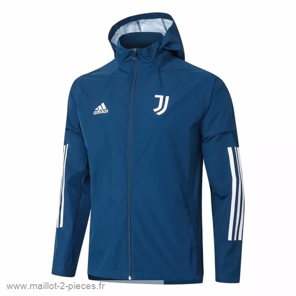 Boutique De Foot Coupe Vent Juventus 2020 2021 Bleu
