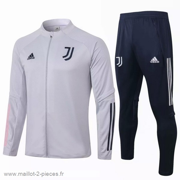 Boutique De Foot Survêtements Juventus 2020 2021 Gris Noir