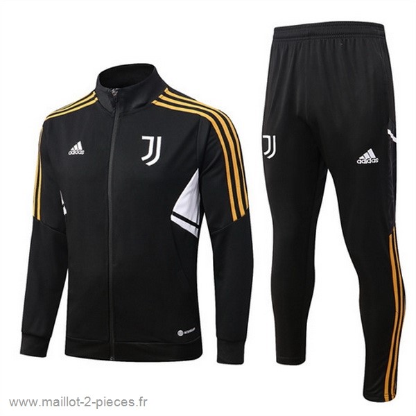 Boutique De Foot Survêtements Juventus 2022 2023 Noir I Blanc Jaune