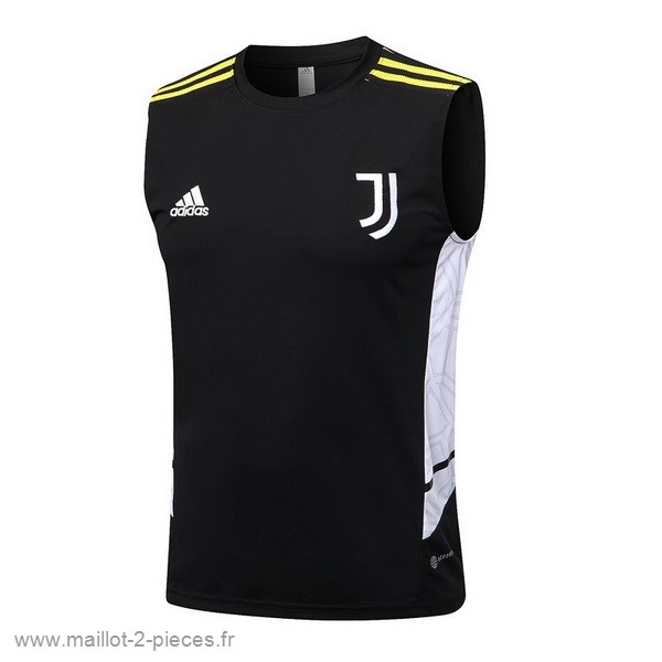 Boutique De Foot Entrainement Sans Manches Juventus 2022 2023 Noir Blanc