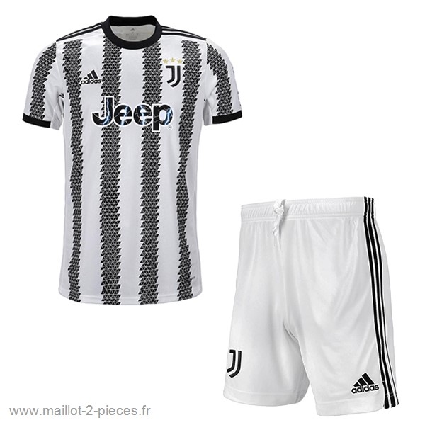 Boutique De Foot Domicile Conjunto De Enfant Juventus 2022 2023 Blanc Noir