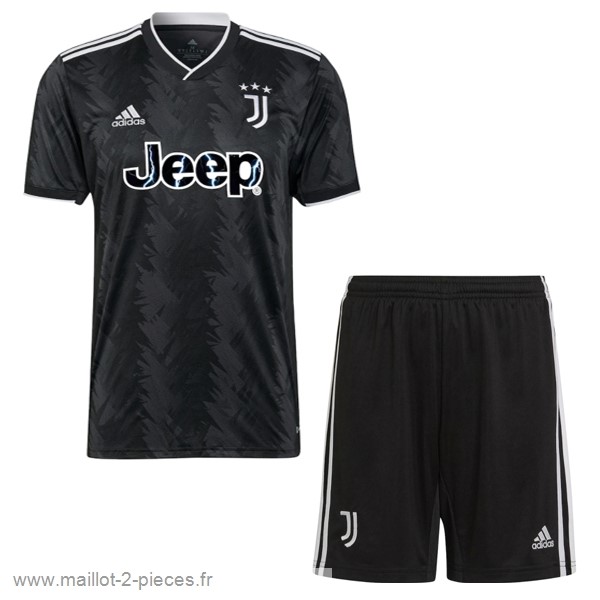 Boutique De Foot Exterieur Conjunto De Enfant Juventus 2022 2023 Noir
