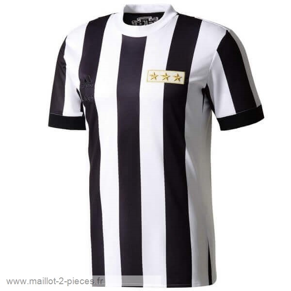 Boutique De Foot Domicile Maillot Juventus 120th Blanc Noir