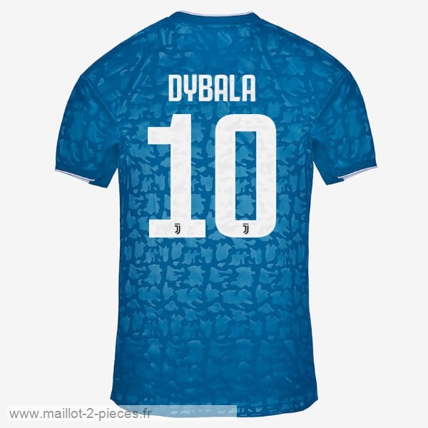 Boutique De Foot NO.10 Dybala Third Maillot Juventus 2019 2020 Bleu