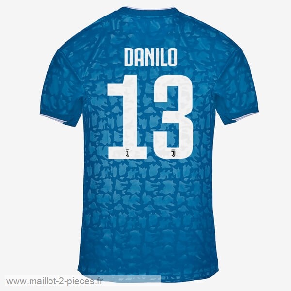 Boutique De Foot NO.13 Danilo Third Maillot Juventus 2019 2020 Bleu