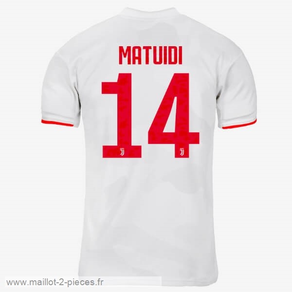 Boutique De Foot NO.14 Matuidi Exterieur Maillot Juventus 2019 2020 Gris Blanc