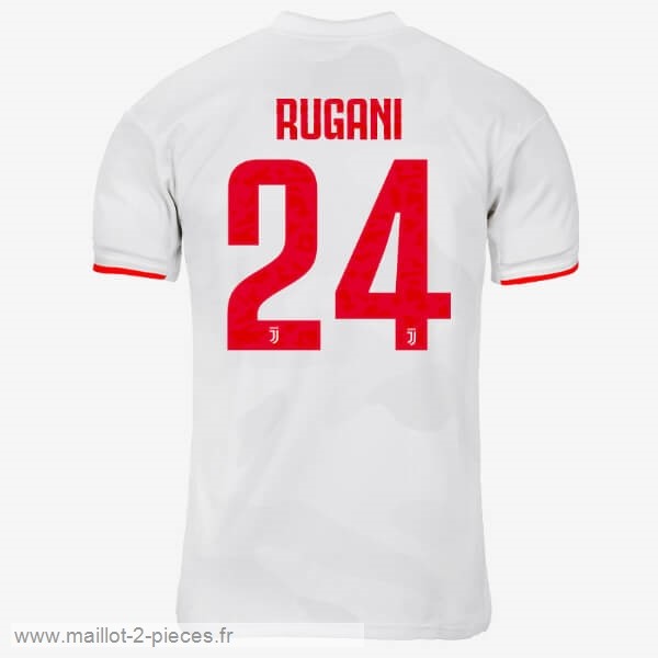 Boutique De Foot NO.24 Rugani Exterieur Maillot Juventus 2019 2020 Gris Blanc
