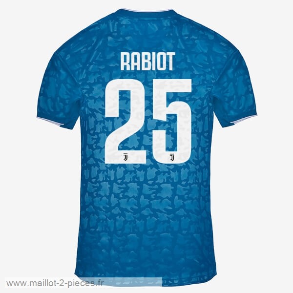 Boutique De Foot NO.25 Rabiot Third Maillot Juventus 2019 2020 Bleu