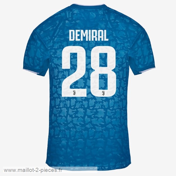 Boutique De Foot NO.28 Demiral Third Maillot Juventus 2019 2020 Bleu