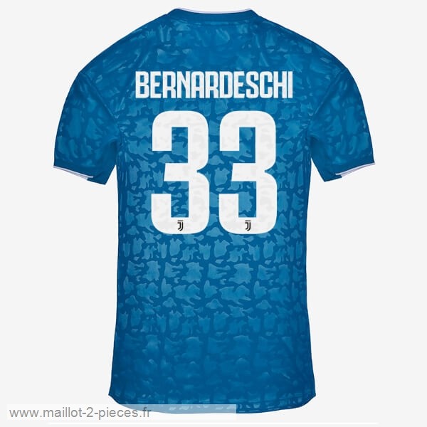 Boutique De Foot NO.33 Bernaroeschi Third Maillot Juventus 2019 2020 Bleu