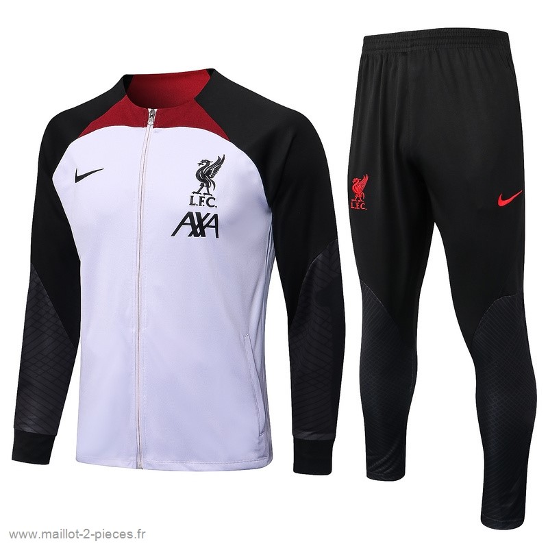 Boutique De Foot Survêtements Liverpool 2022 2023 Blanc I Noir