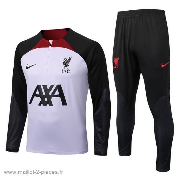 Boutique De Foot Survêtements Liverpool 2022 2023 Blanc Noir