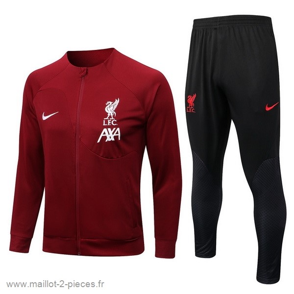 Boutique De Foot Survêtements Liverpool 2022 2023 Rouge Marine Noir