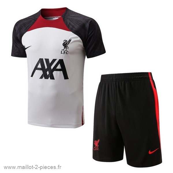 Boutique De Foot Entrainement Ensemble Complet Liverpool 2022 2023 Blanc Rouge Noir