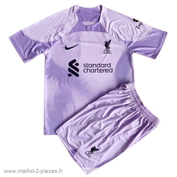 Boutique De Foot Gardien Conjunto De Enfant Liverpool 2022 2023 Purpura