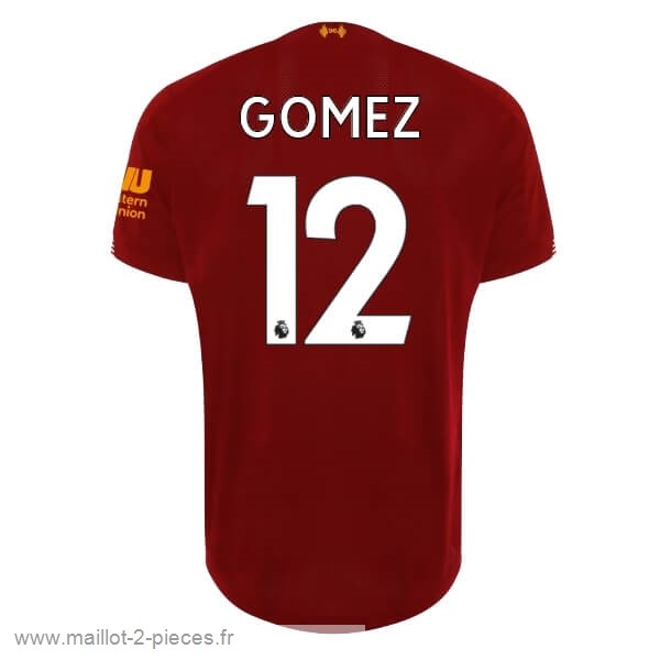 Boutique De Foot NO.12 Gomez Domicile Maillot Liverpool 2019 2020 Rouge