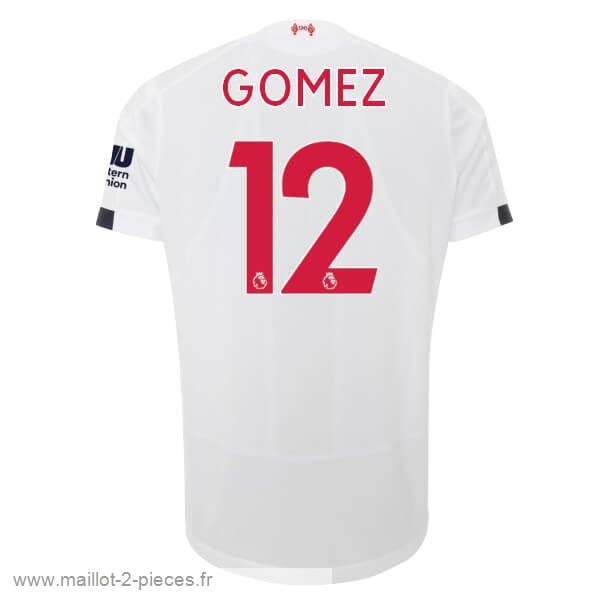 Boutique De Foot NO.12 Gomez Exterieur Maillot Liverpool 2019 2020 Blanc