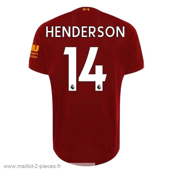 Boutique De Foot NO.14 Henderson Domicile Maillot Liverpool 2019 2020 Rouge