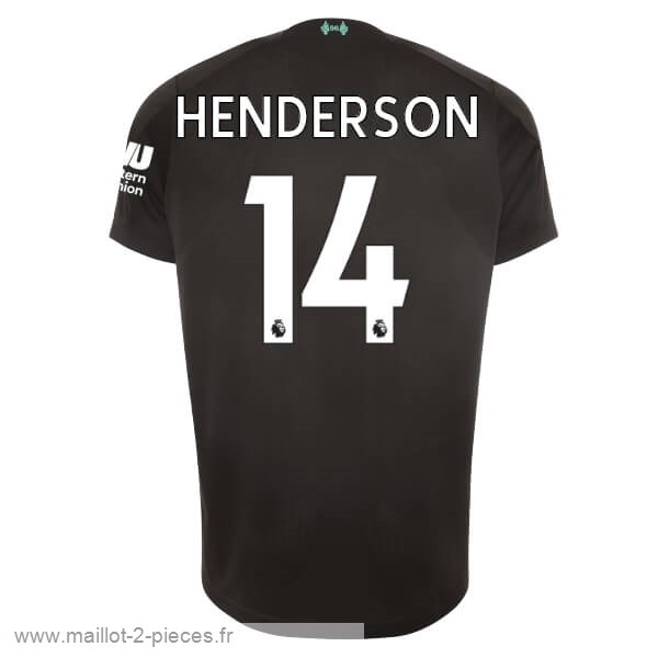 Boutique De Foot NO.14 Henderson Third Maillot Liverpool 2019 2020 Noir