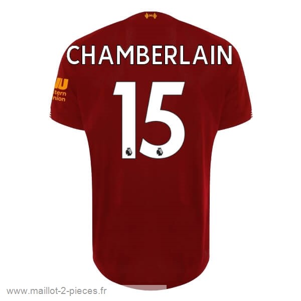 Boutique De Foot NO.15 Chamberlain Domicile Maillot Liverpool 2019 2020 Rouge