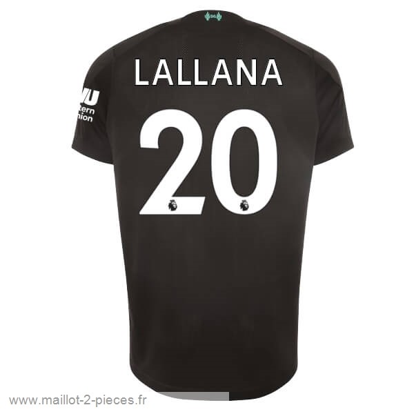 Boutique De Foot NO.20 Lallana Third Maillot Liverpool 2019 2020 Noir