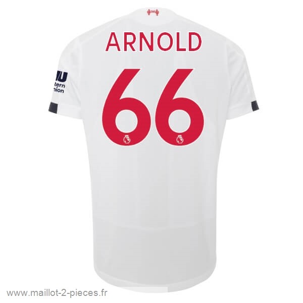Boutique De Foot NO.66 Arnold Exterieur Maillot Liverpool 2019 2020 Blanc