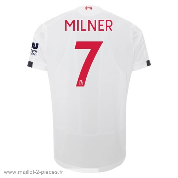 Boutique De Foot NO.7 Milner Exterieur Maillot Liverpool 2019 2020 Blanc