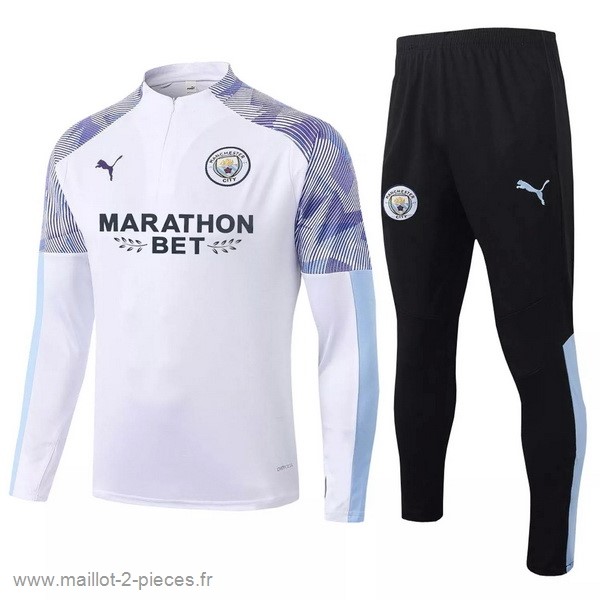 Boutique De Foot Survêtements Manchester City 2020 2021 Blanc Purpura