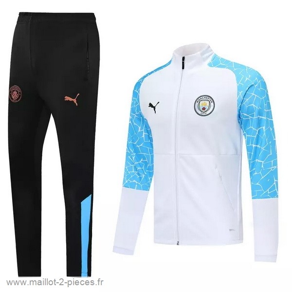Boutique De Foot Survêtements Manchester City 2020 2021 Bleu Blanc