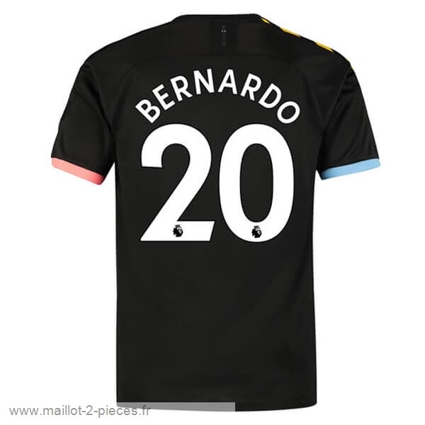 Boutique De Foot NO.20 Bernardo Exterieur Maillot Manchester City 2019 2020 Noir