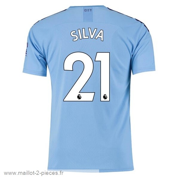 Boutique De Foot NO.21 Silva Domicile Maillot Manchester City 2019 2020 Bleu
