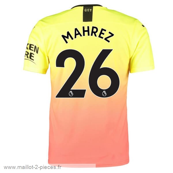 Boutique De Foot NO.26 Mahrez Third Maillot Manchester City 2019 2020 Orange