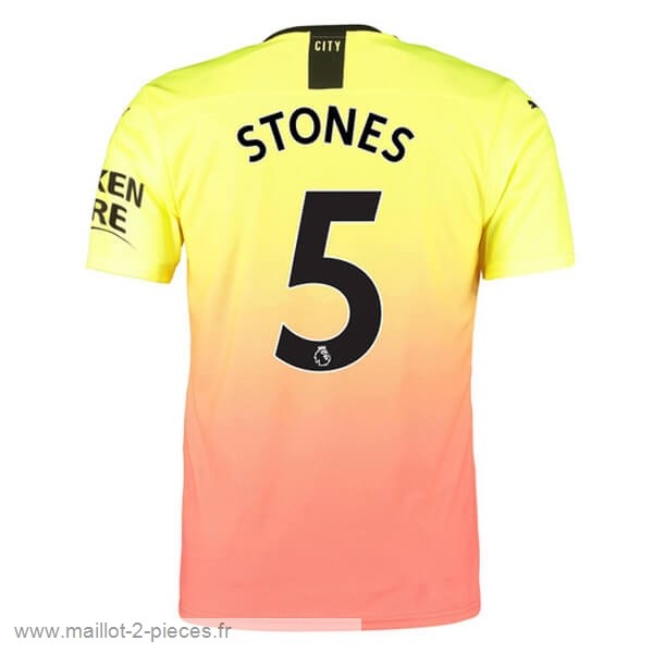 Boutique De Foot NO.5 Stones Third Maillot Manchester City 2019 2020 Orange